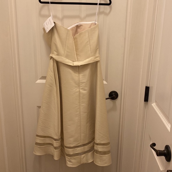 strapless midi dress - Picture 4 of 4